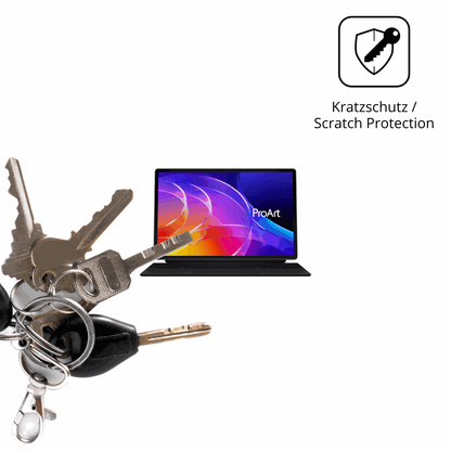 Schutz gegen Kratzer auf dem ASUS ProArt PZ14 Glas durch Schlüssel oder Ähnliches