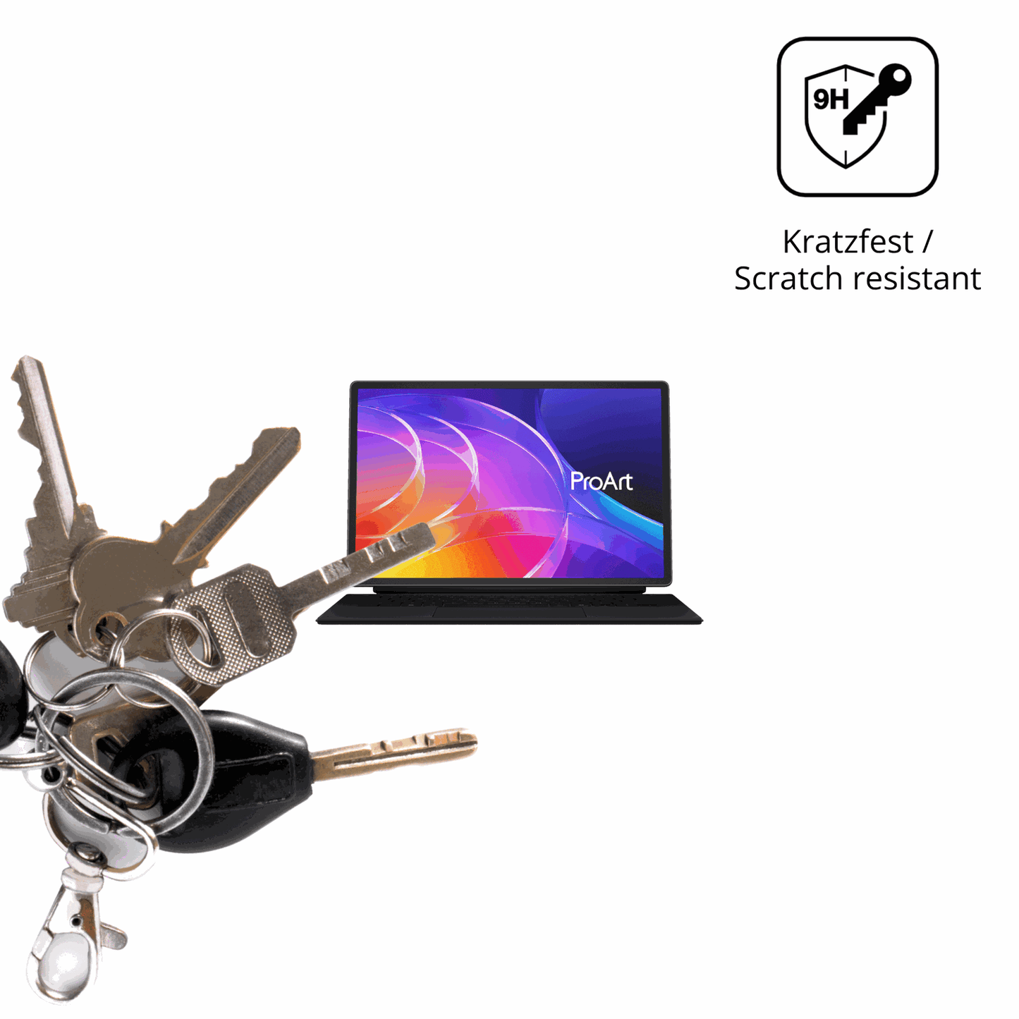 dipos Displayschutz für ASUS ProArt PZ14, mattierte Oberfläche, robuste Festigkeit und perfekte Passform
