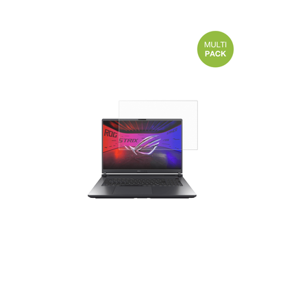 AsusRog Strix G18 2025 mit aufgebrachter dipos Displayschutzfolie, die lästige Fingerabdrücke minimiert