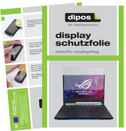 1x Schutzfolie matt für Asus ROG Strix Scar III G531GW-AZ150T Display-Schutzfolie