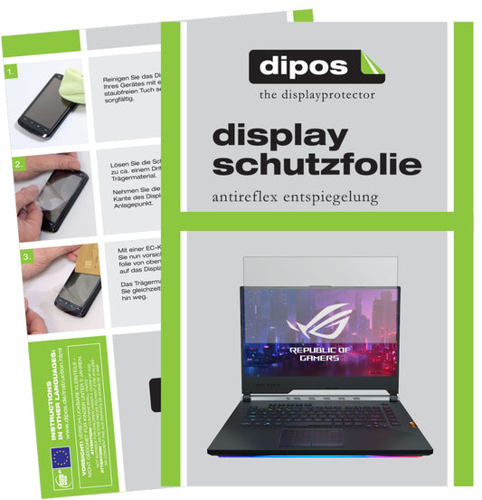 1x Schutzfolie matt für Asus ROG Strix Scar III G531GW-AZ150T Display-Schutzfolie