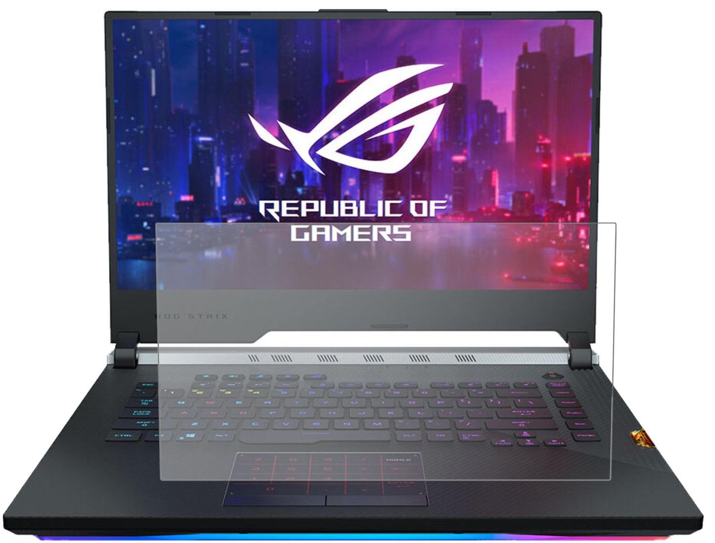 2x 9H Schutzfolie matt für Asus ROG Strix Scar III G531GW-AZ150T Panzerfolie