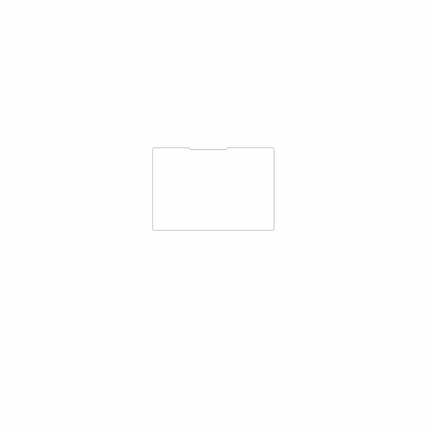 dipos Displayschutz für ASUS Rog Zephyrus G14 2025, mattierte Oberfläche, geringe Dicke und perfekte Passform