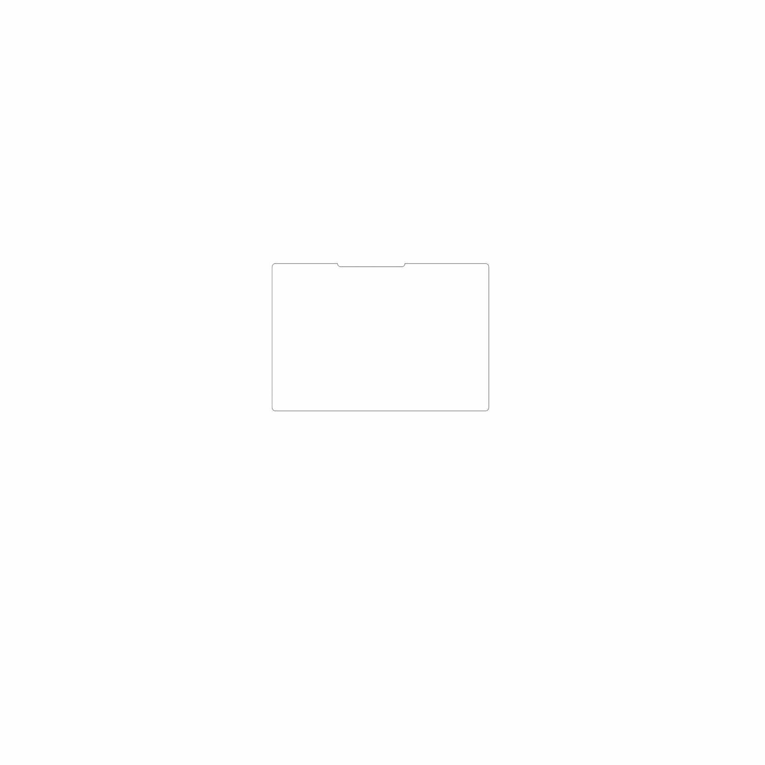 dipos Displayschutz für ASUS Rog Zephyrus G14 2025, mattierte Oberfläche, geringe Dicke und perfekte Passform