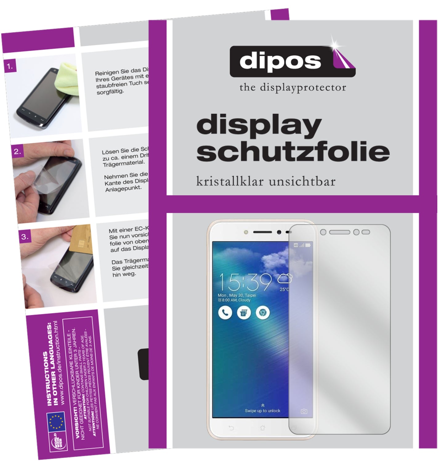 Displayschutzfolie passend für Asus ZenFone Live ZB501KL