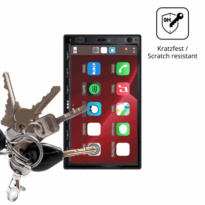 dipos Displayschutz für atotof7 we 7 zoll, mattierte Oberfläche, robuste Festigkeit und perfekte Passform