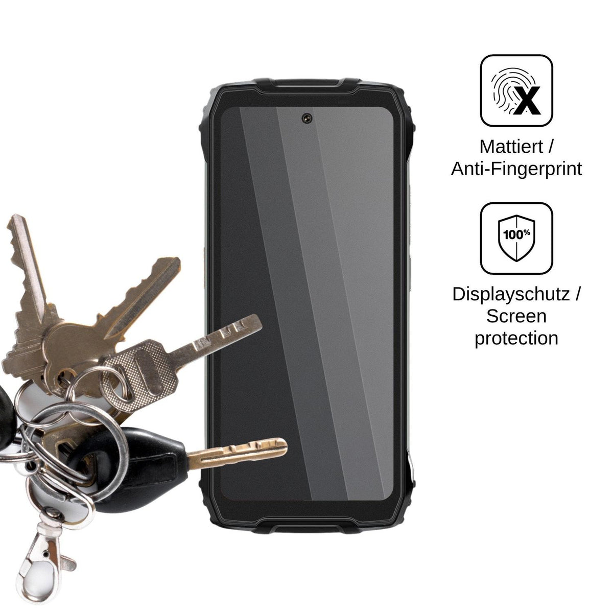 Blickschutzfolie für Ausriray PILOT 3 matt Schutzfolie Privacy