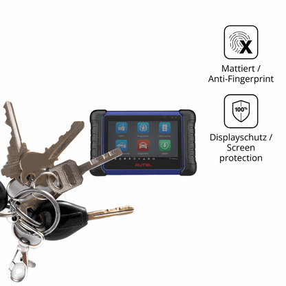 dipos Displayschutz für Autel MaxiIM IM508S, mattierte Oberfläche, Blickschutzfilter und perfekter Passform