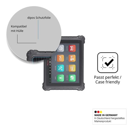 Schutzfolie mit optimaler Passform, zur Verwendung mit Hüllen geeignet