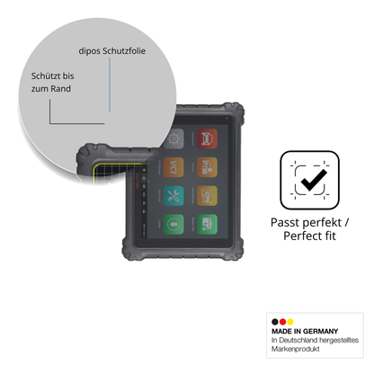Schutz gegen Kratzer auf dem Autel MaxiCom Ultra Lite Glas durch Schlüssel oder Ähnliches
