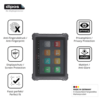 Privatsphäre-Schutz durch Sichtschutz-Folie passend zugeschnitten für Autel MaxiCom Ultra Lite
