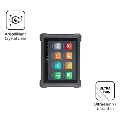 Dünne und klare Folie passend zugeschnitten für Autel MaxiCom Ultra Lite