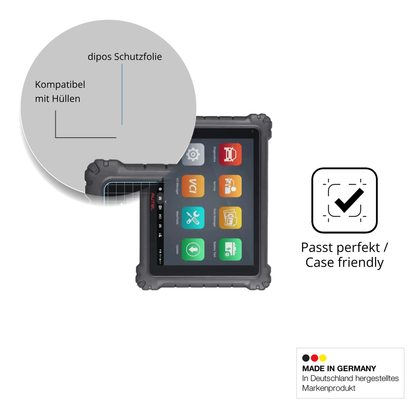 Schutzfolie mit optimaler Passform, zur Verwendung mit Hüllen geeignet