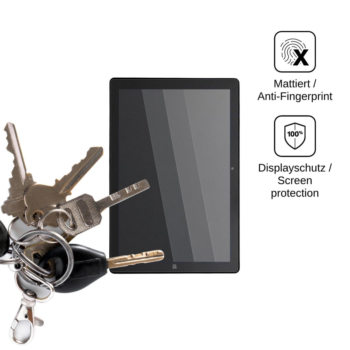 Blickschutzfolie für AWOW Wi-10 Home matt Schutzfolie Privacy