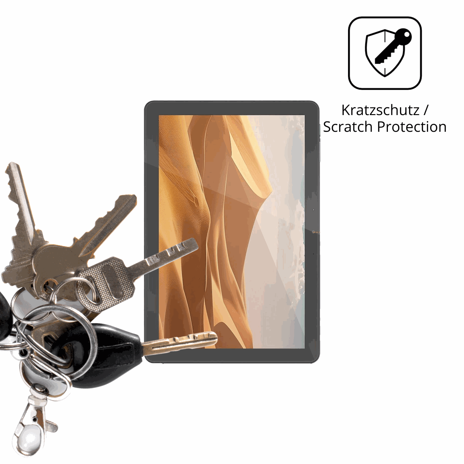Schutz gegen Kratzer auf dem AWOW AIBOOK 11 10.1 Zoll Glas durch Schlüssel oder Ähnliches