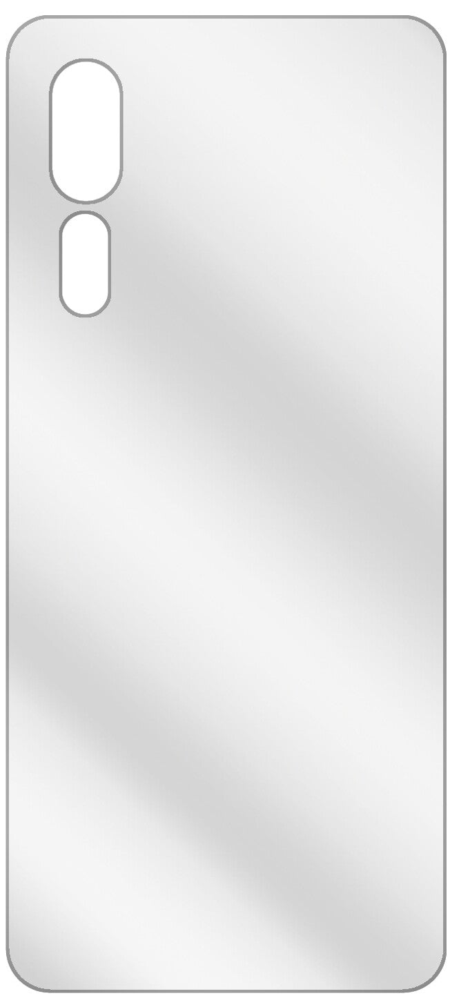 dipos Displayschutz für Axon 10 Pro Rückseite, transparente Oberfläche, geringe Dicke und perfekte Passform