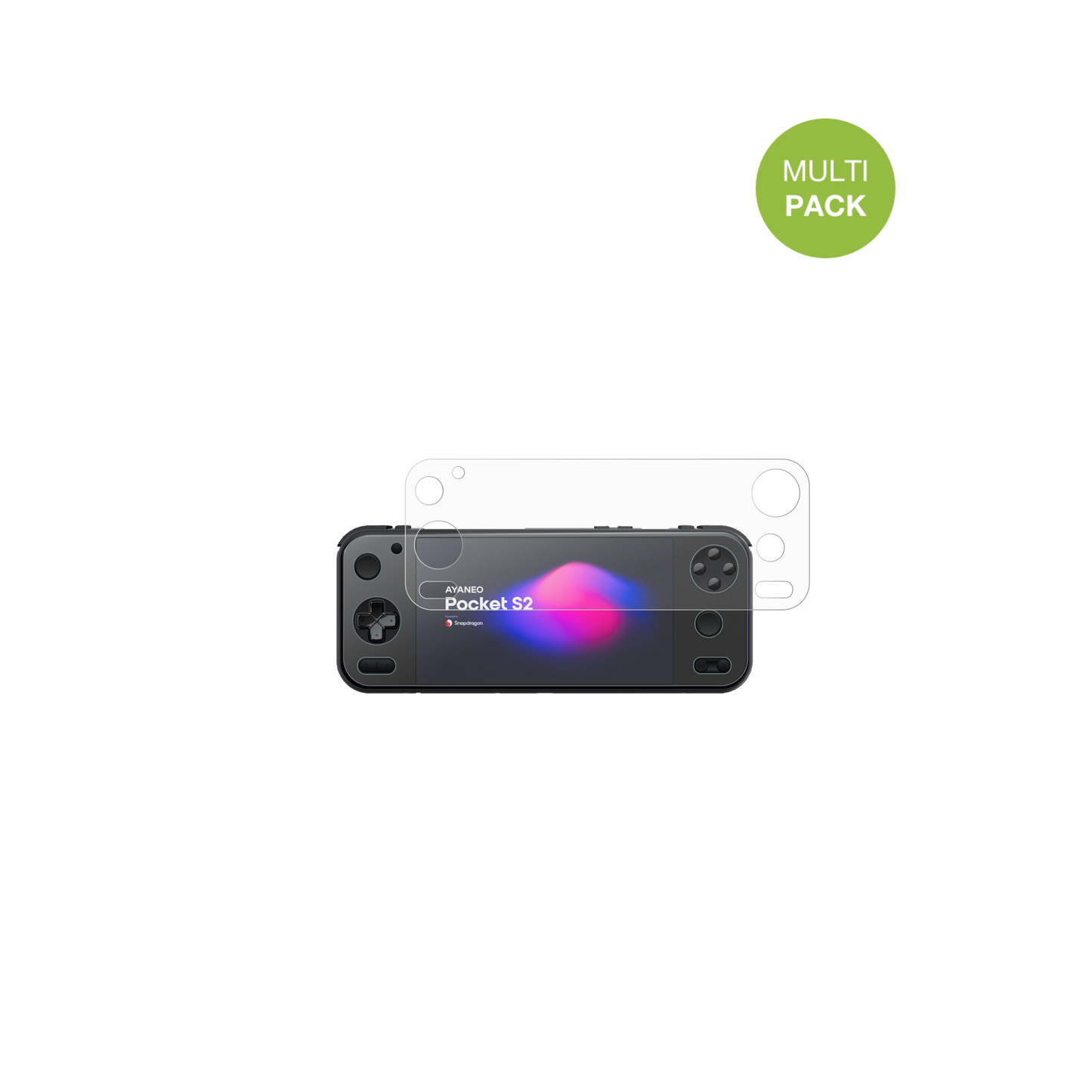 2x Schutzfolie matt für AYANEO Pocket S2 6.3 Zoll Display-Schutzfolie