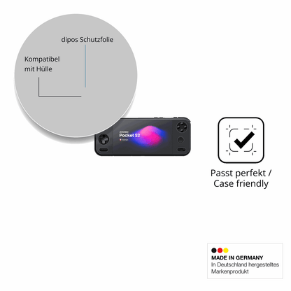 2x Schutzfolie matt für AYANEO Pocket S2 6.3 Zoll Display-Schutzfolie