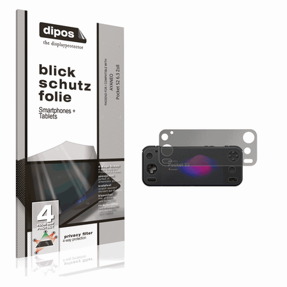Blickschutzfolie für AYANEO Pocket S2 6.3 Zoll matt Schutzfolie Privacy