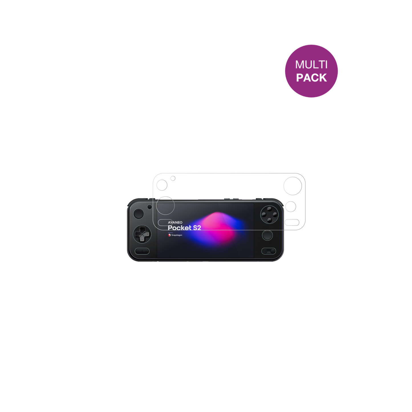 2x Schutzfolie klar für AYANEO Pocket S2 6.3 Zoll Display-Schutzfolie