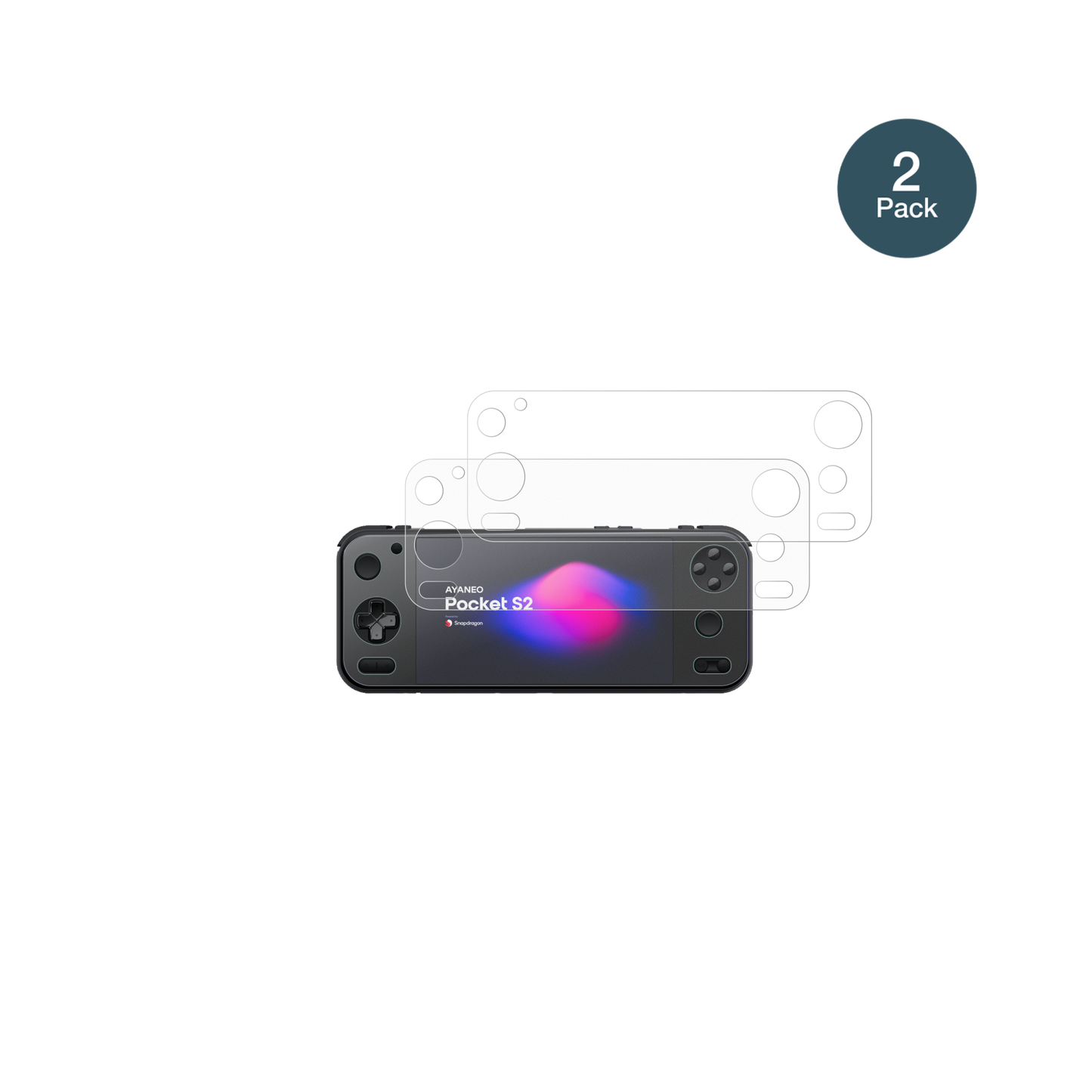 2x 9H Schutzfolie matt für AYANEO Pocket S2 6.3 Zoll Panzerfolie