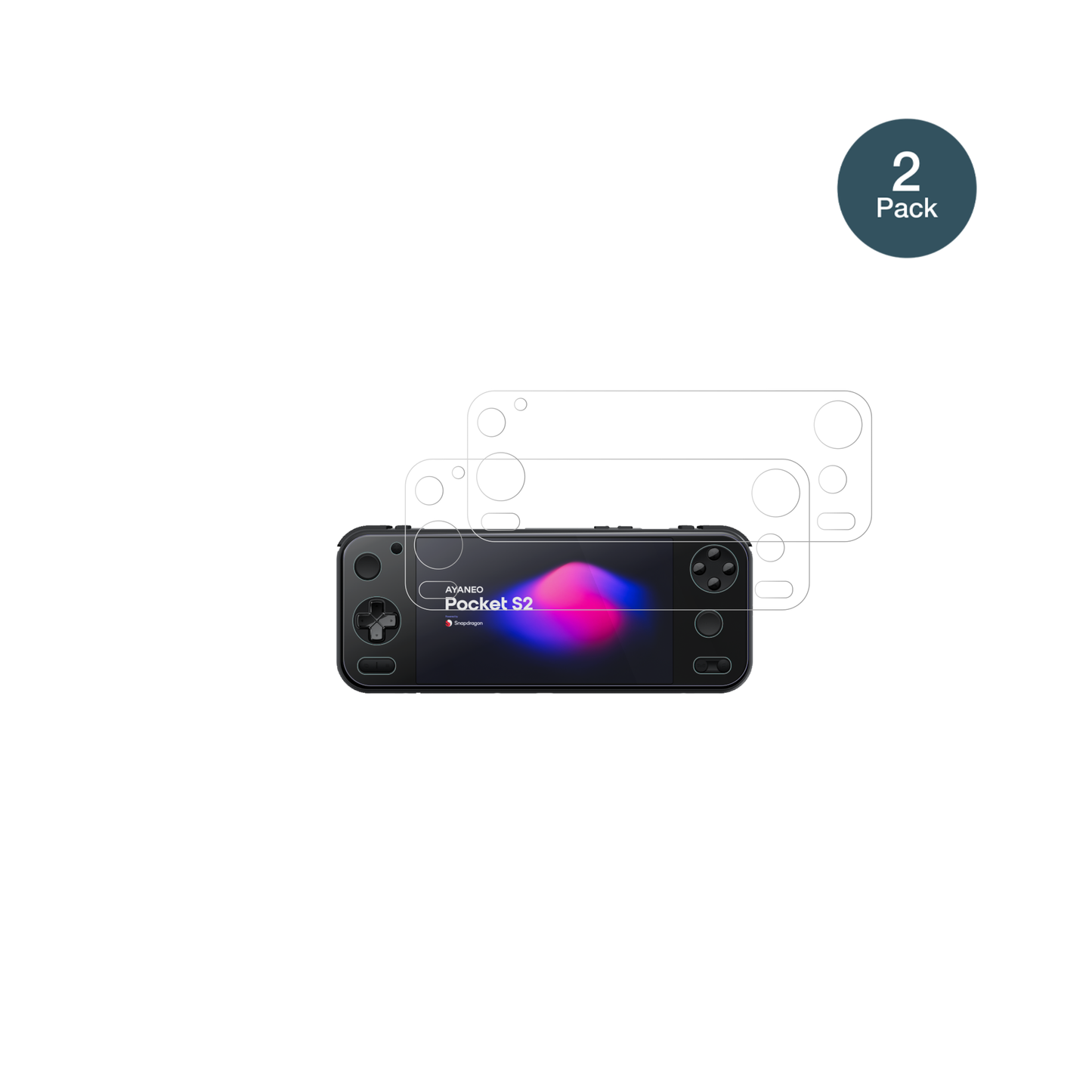 2x 9H Schutzfolie für AYANEO Pocket S2 6.3 Zoll Panzerfolie