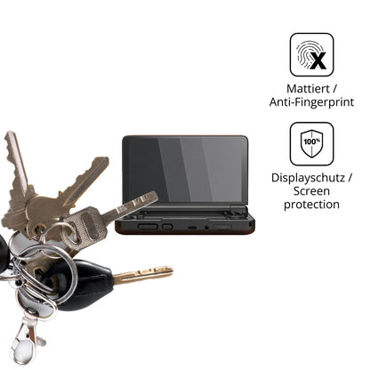 dipos Displayschutz für AYN Thor, mattierte Oberfläche, Blickschutzfilter und perfekter Passform