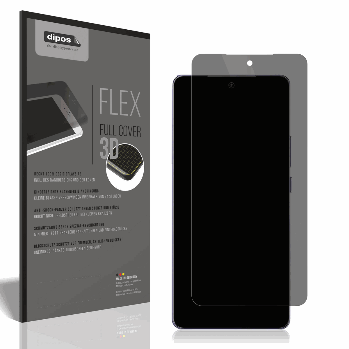 Full Cover Privacy Blickschutzfolie für Realme Neo7 SE