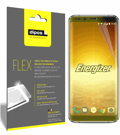 3x 3D Full Cover Schutzfolie für Energizer Powermax P600S