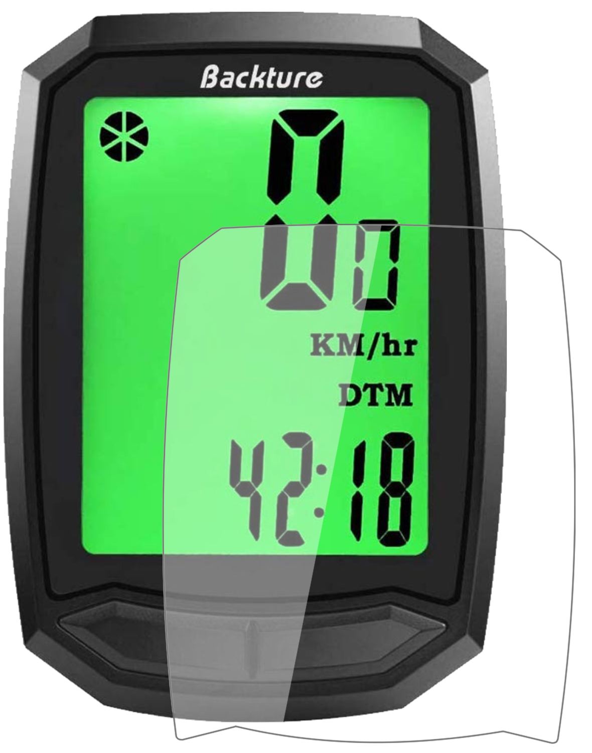 2x 9H Schutzfolie für Backture Realtime Speed Track Panzerfolie