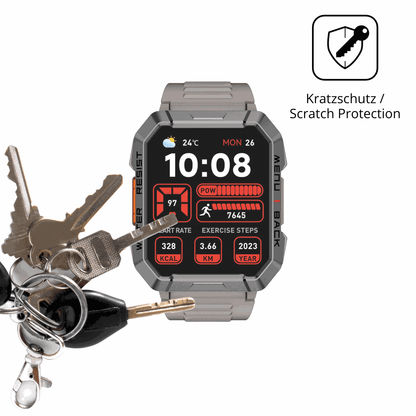 6x Schutzfolie matt für Blackview W60 Smartwatch 2.01 Zoll Display-Schutzfolie