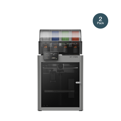 BambuLab P2S 3D Printer mit aufgebrachter dipos Panzerfolie, die lästige Fingerabdrücke minimiert