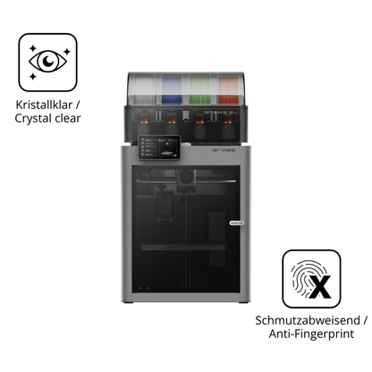 Flexible TPU-Folie passend zugeschnitten für Bambu Lab P2S 3D Printer, vollständige Abdeckung