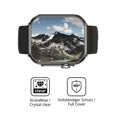 Dünne und klare Folie passend zugeschnitten für Banlvs Smartwatch 1.73 Zoll