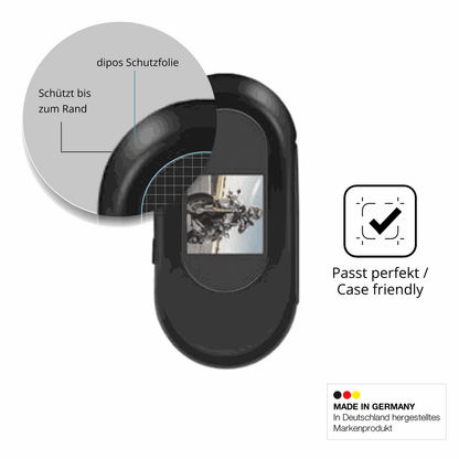 Schutzglasfolie mit optimaler Passform, zur Verwendung mit Hüllen geeignet
