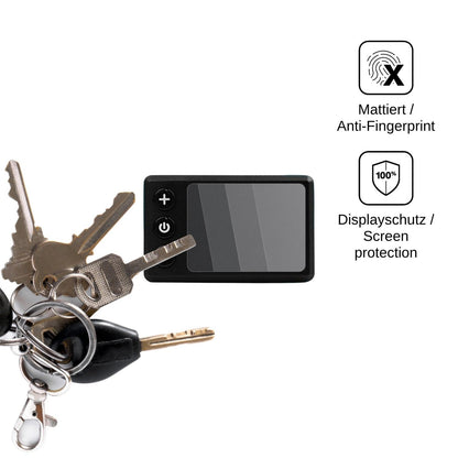 Blickschutzfolie für Bassadoro Lenker Display S E matt Schutzfolie Privacy