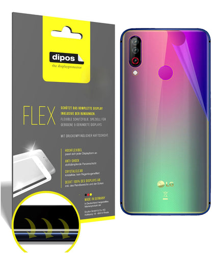 2x 3D Full Cover Schutzfolie für LG W30 Rückseite