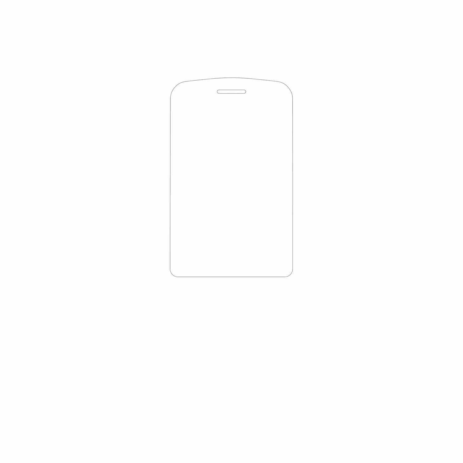 dipos Displayschutz für Beafon SL645plus, mattierte Oberfläche, geringe Dicke und perfekte Passform