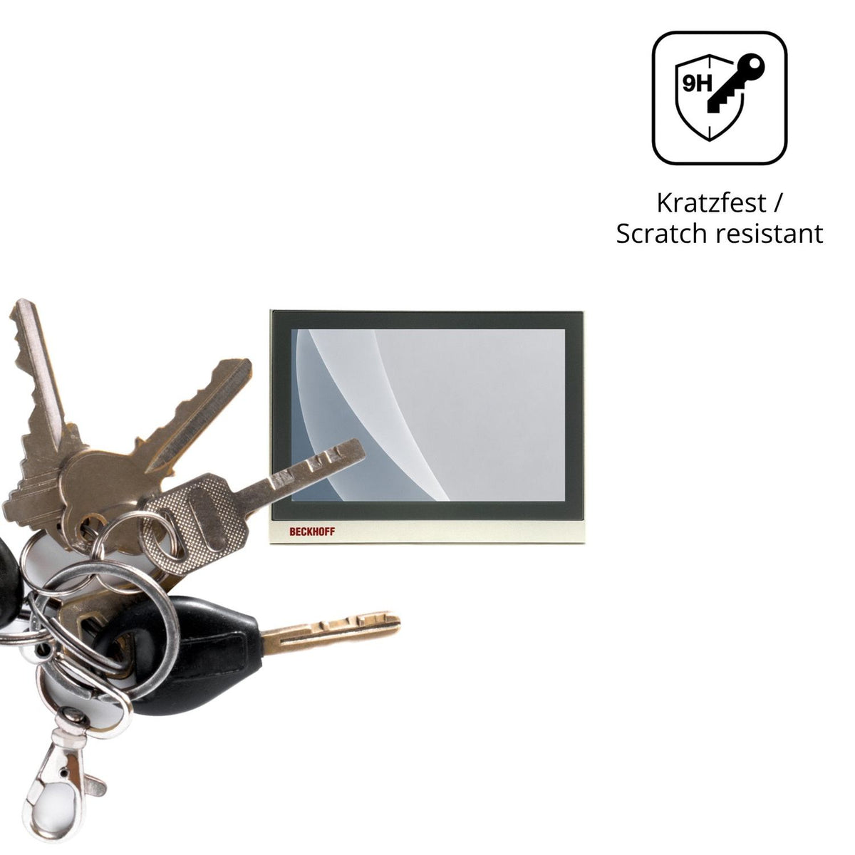 dipos Displayschutz für Beckhoff CP2913, mattierte Oberfläche, robuste Festigkeit und perfekte Passform