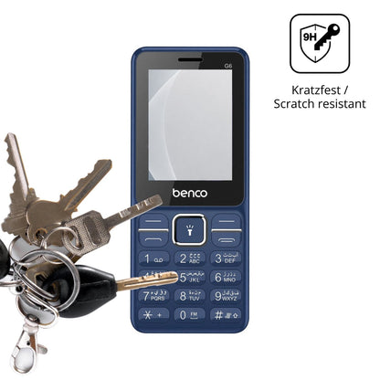 dipos Displayschutz für Benco G6, mattierte Oberfläche, robuste Festigkeit und perfekte Passform