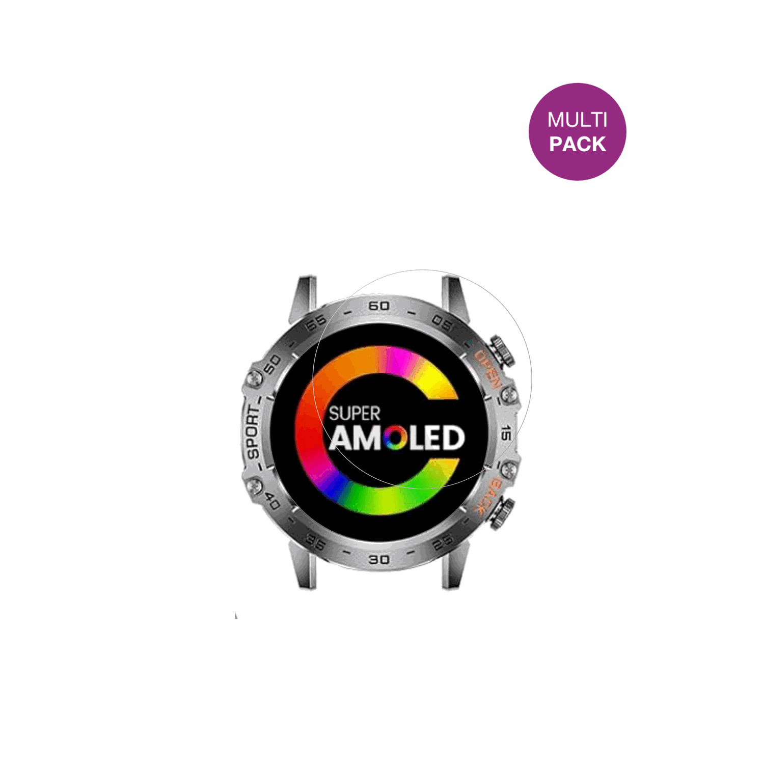 BENYAR SMARTFV10-J 1.45 Zoll mit aufgebrachter dipos Displayschutzfolie, glasklare Darstellung ohne Einschränkungen