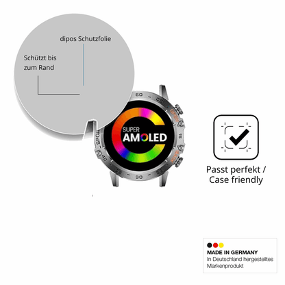 Besonders flexibler Displayschutz mit Anti-Shock-Schicht im Materialmix