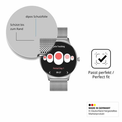 Besonders flexibler Displayschutz mit Anti-Shock-Schicht im Materialmix