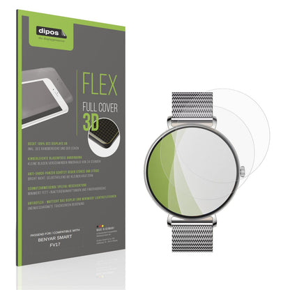 Matte Displayschutzfolie von dipos passend für BENYAR SMART FV17, 100% Displayabdeckung und blasenfreie Montage