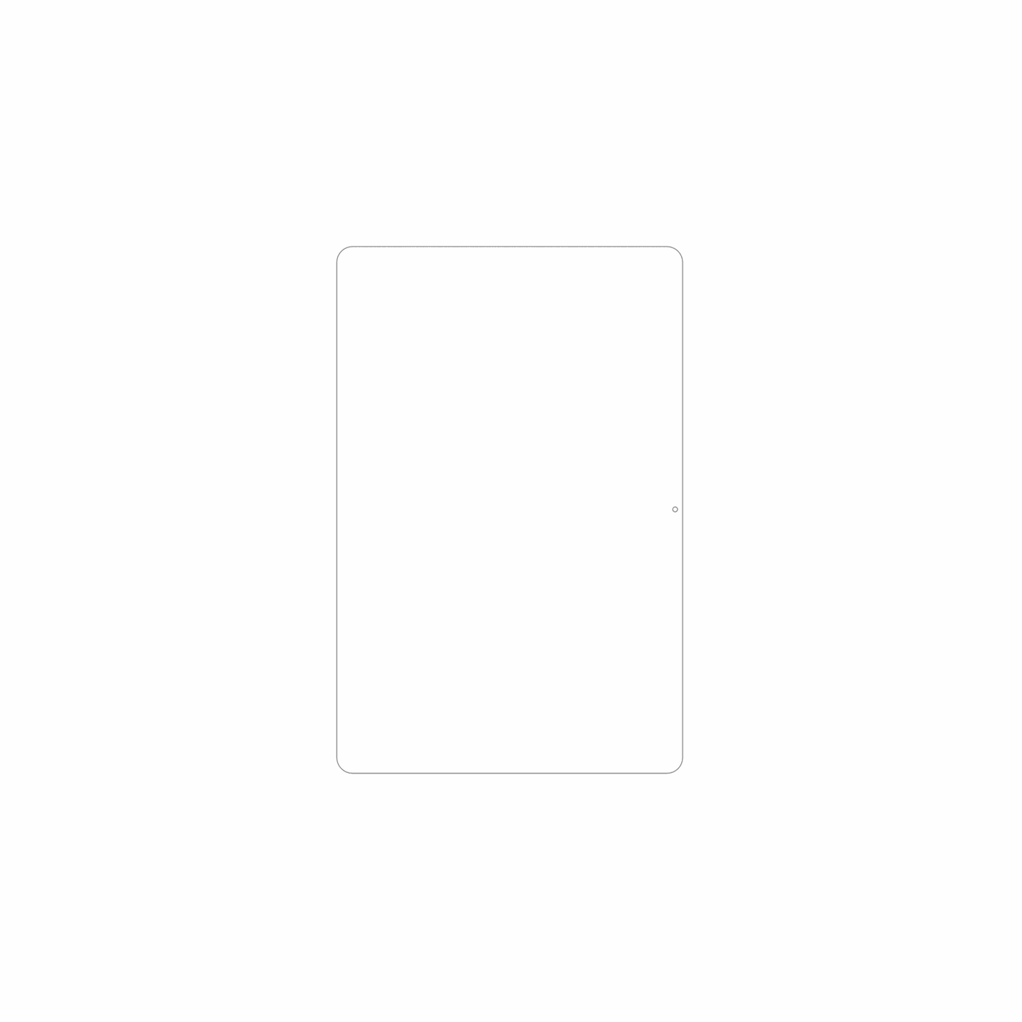 dipos Displayschutz für BESTTAB T20, mattierte Oberfläche, geringe Dicke und perfekte Passform