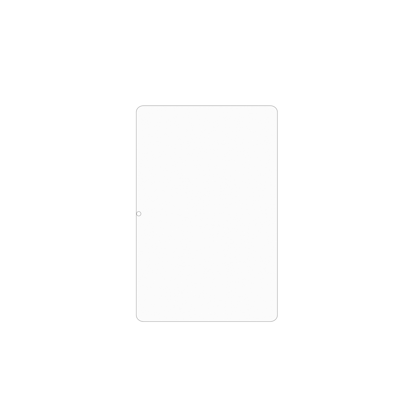dipos Displayschutz für Biegedy B26 10.1 Zoll, mattierte Oberfläche, geringe Dicke und perfekte Passform