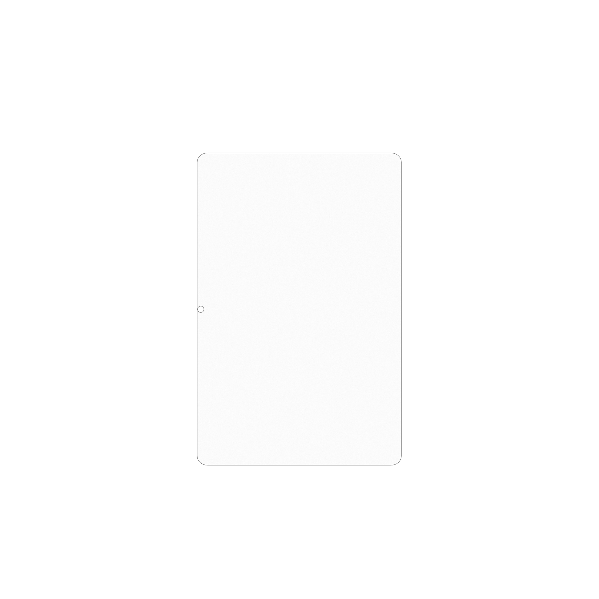 dipos Displayschutz für Biegedy B26 10.1 Zoll, mattierte Oberfläche, geringe Dicke und perfekte Passform