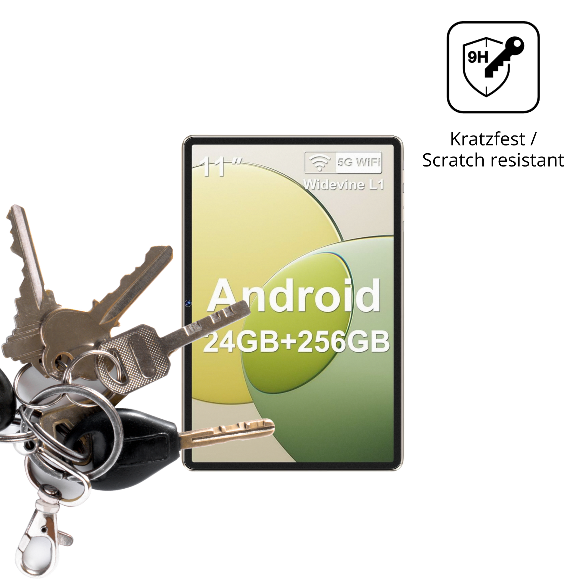 dipos Displayschutz für Biegedy 10 Zoll 2026, mattierte Oberfläche, robuste Festigkeit und perfekte Passform