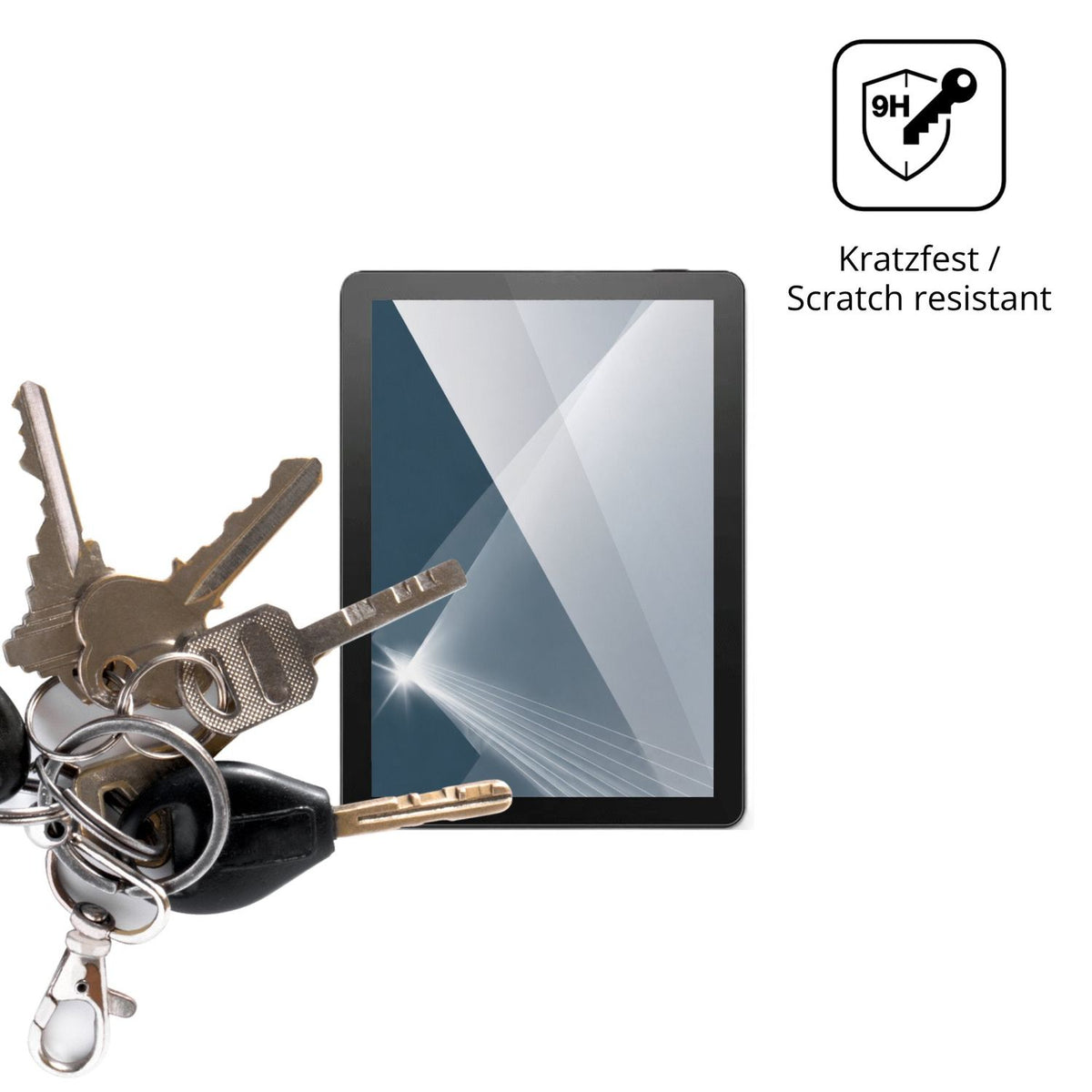 dipos Displayschutz für Bigme B6, transparente Oberfläche, perfekte Passform auch für die Rundungen
