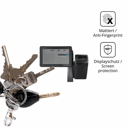 dipos Displayschutz für Bizerba Q1 pro 800 12.1 Zoll, mattierte Oberfläche, Blickschutzfilter und perfekter Passform